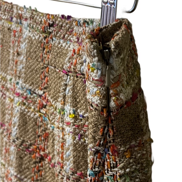 Kate Spade Plaid Tweed Skirt Size 8 - Picture 2 of 11